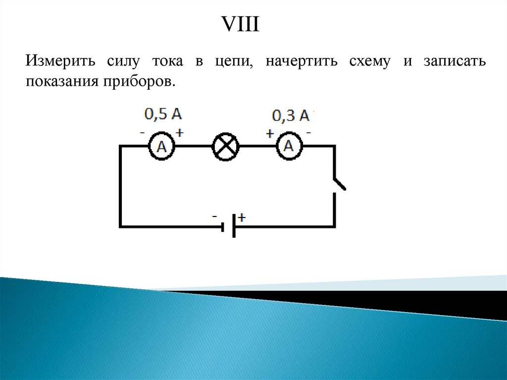 Законы постоянного тока вариант 1