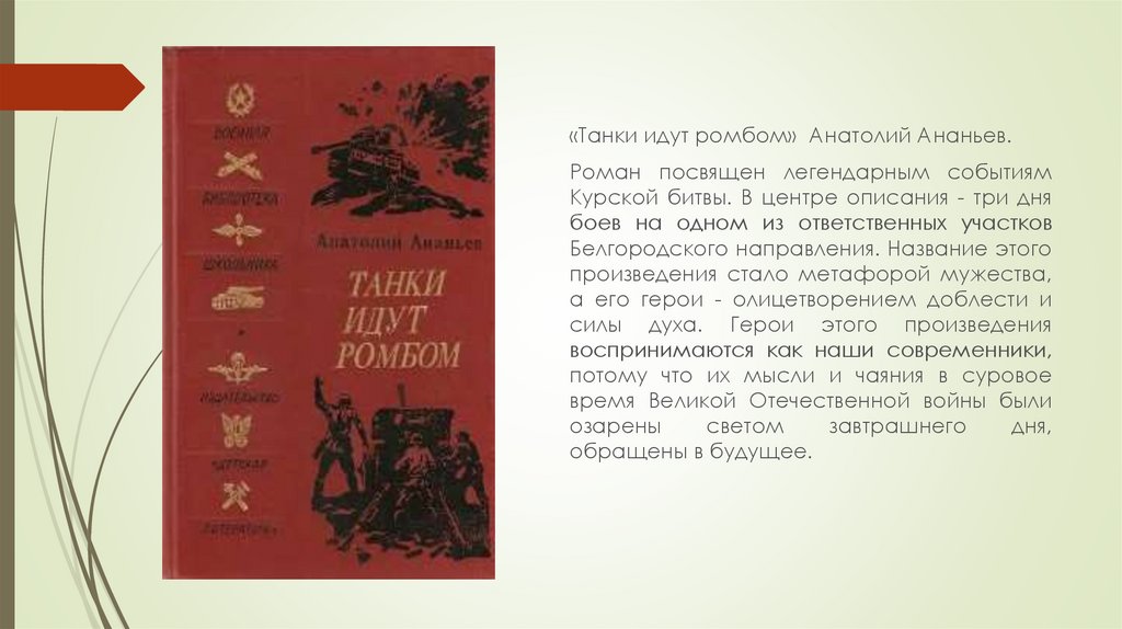 Танки идут по праге евтушенко. Анатолий Ананьев танки идут ромбом. Танки идут ромбом Анатолий Андреевич Ананьев книга. Ананьев а. "танки идут ромбом". Танки идут ромбом.