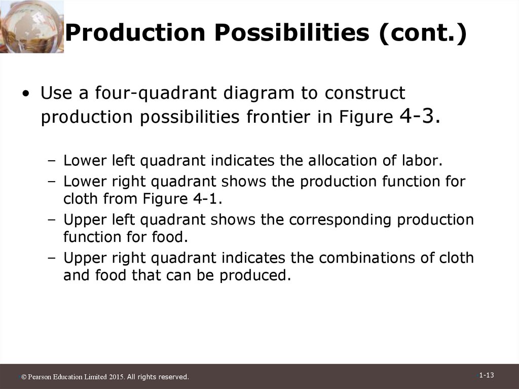 Production Possibilities (cont.)