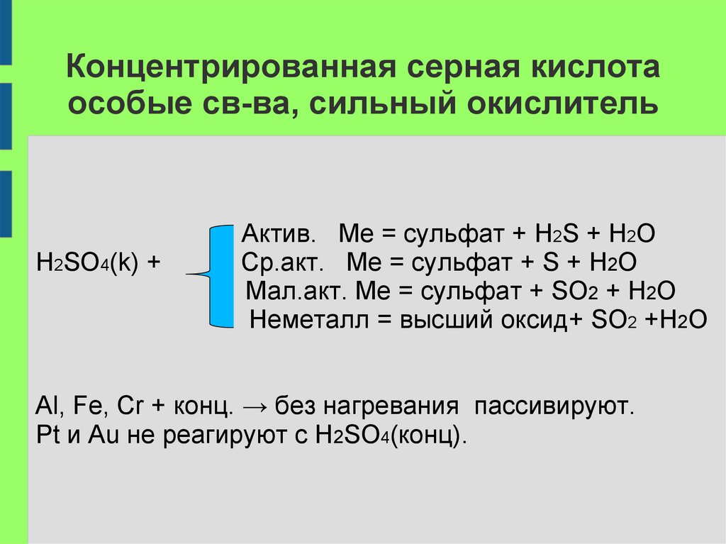 Тест 9 соединения серы. Сера, соединения серы, серная кислота.. Серебро и концентрированная серная кислота. В концентрированной серной кислоте окислителем является.