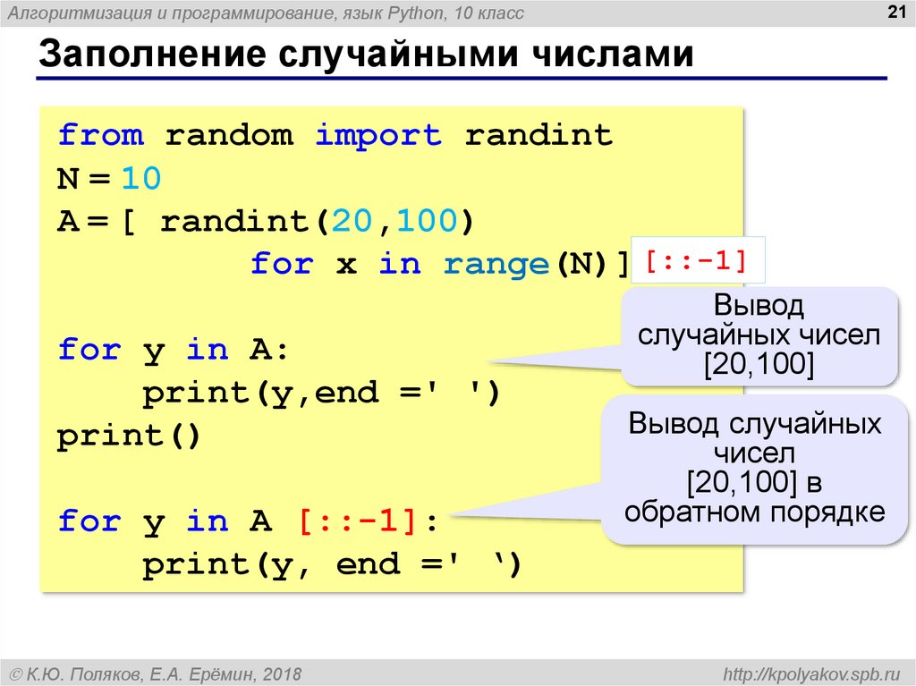 Синтаксис языка