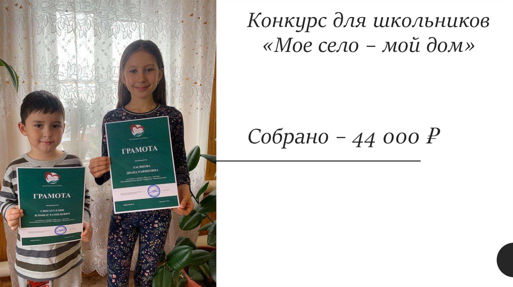 Конкурс для школьников «Мое село – мой дом»