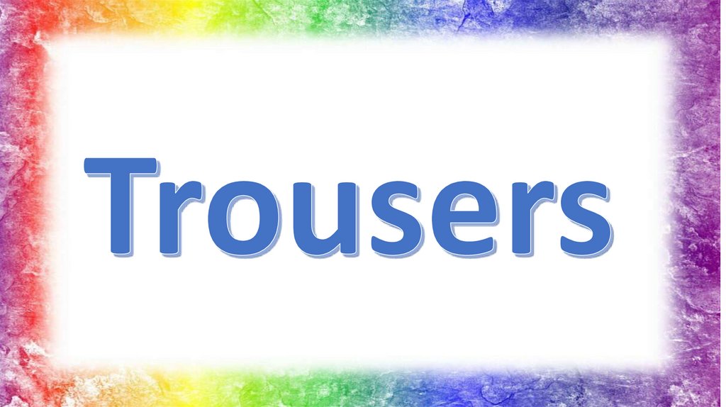 Trouser • TROUSER meaning - YouTube
