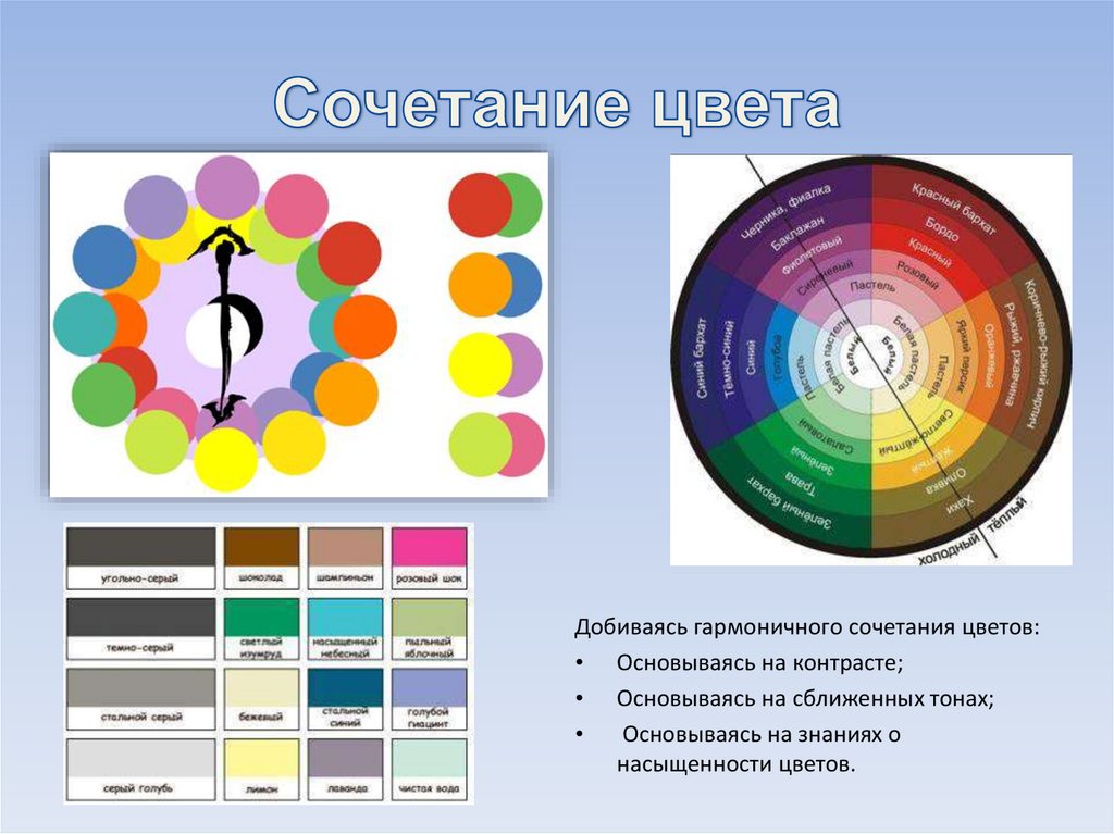 Сочетание цвета