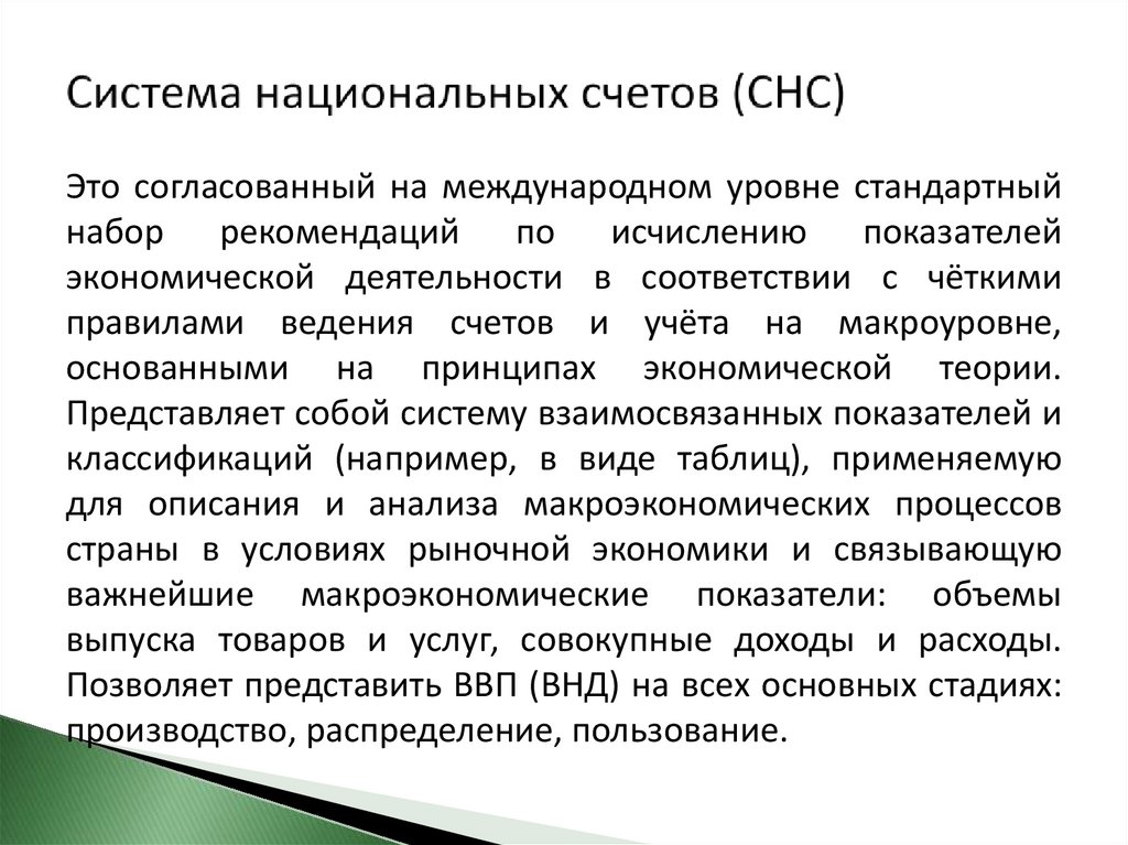 Система национальных счетов (СНС)