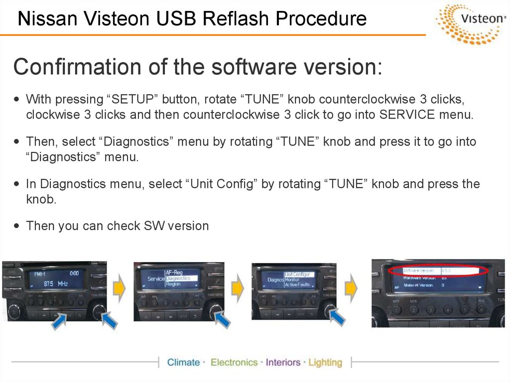 Nissan Visteon USB Reflash Procedure