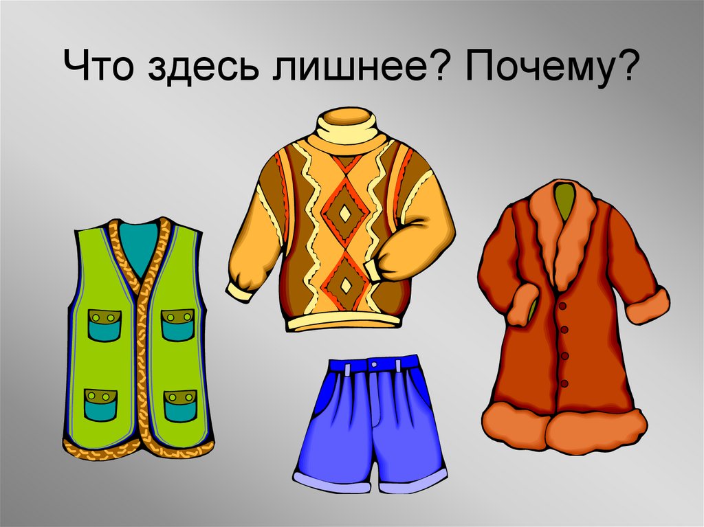 Что здесь лишнее? Почему?