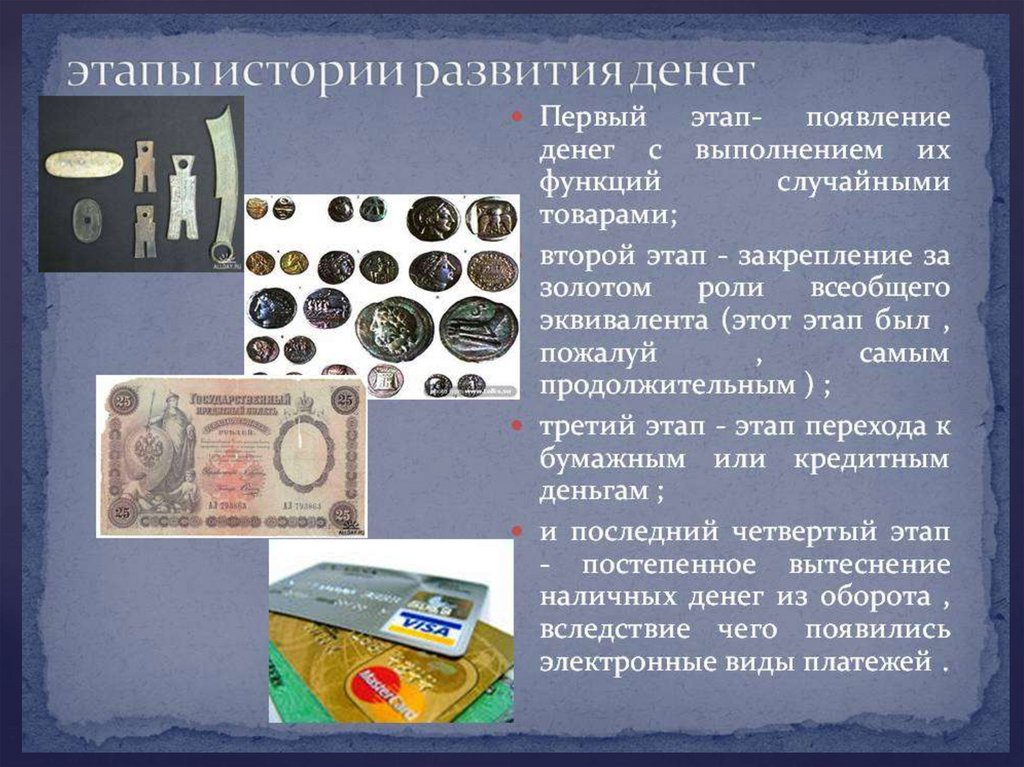 Деньги экономика презентация