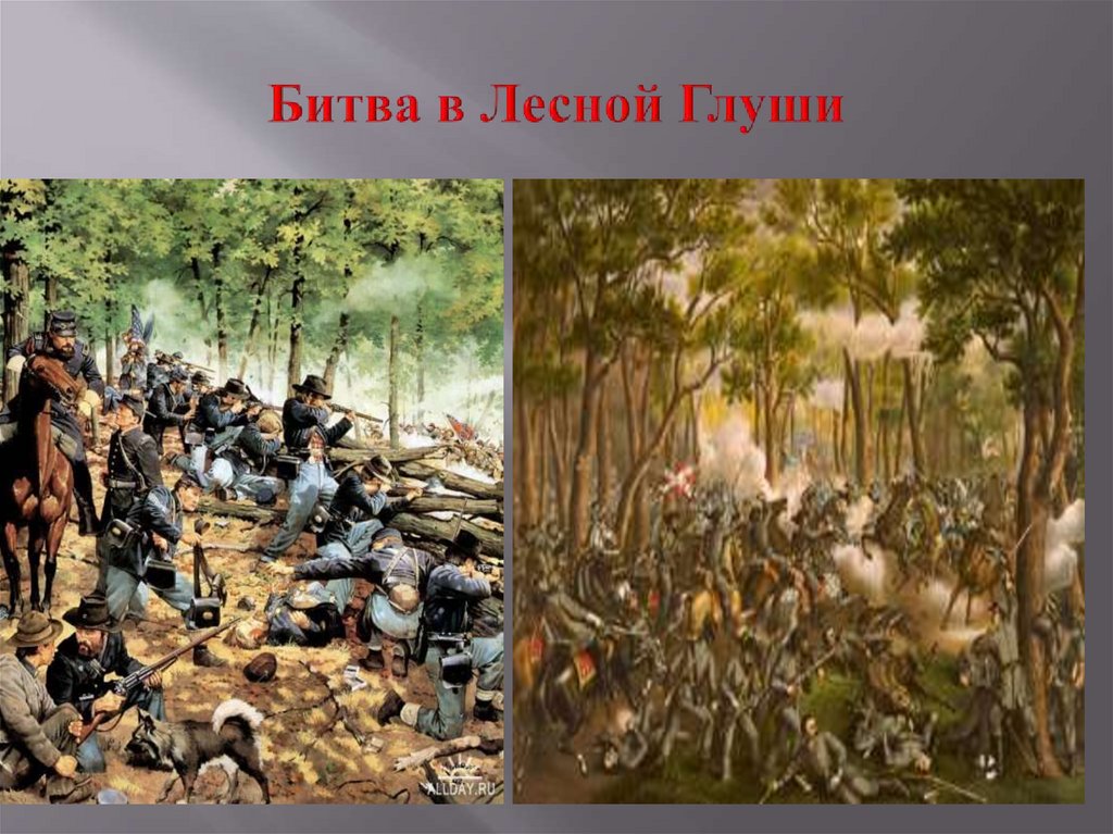 Марш к морю. Сражения гражданской войны в США 1861-1865. Битва в глуши 1864. Битва в Лесной глуши. Битва у Лесной.