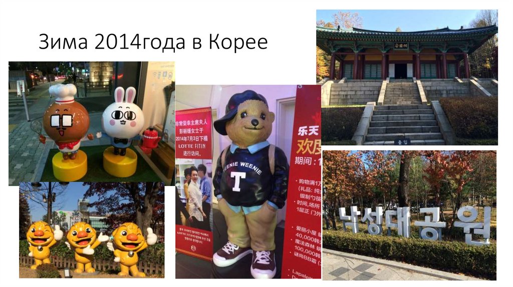 Зима 2014года в Корее