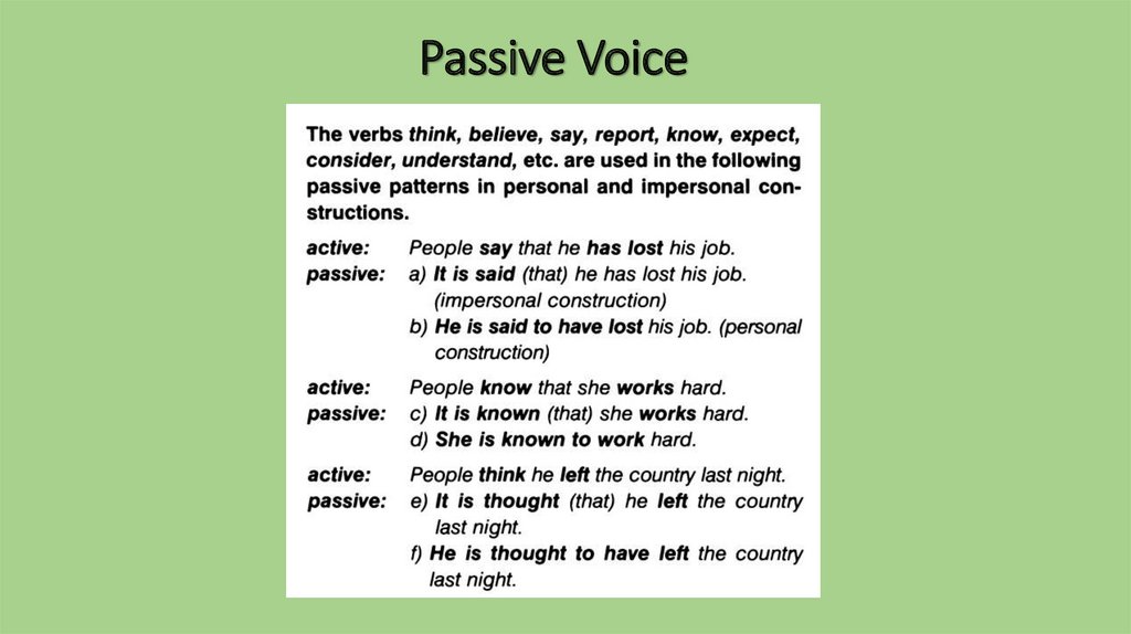 Passive person