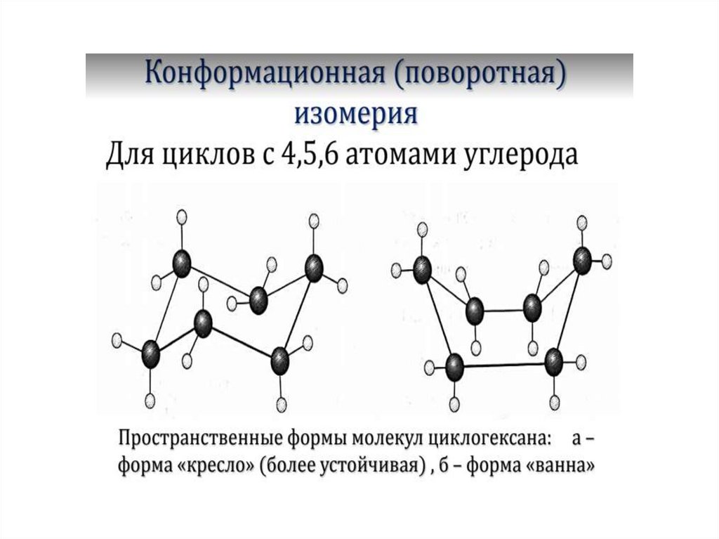 Гибридизация циклоалканов