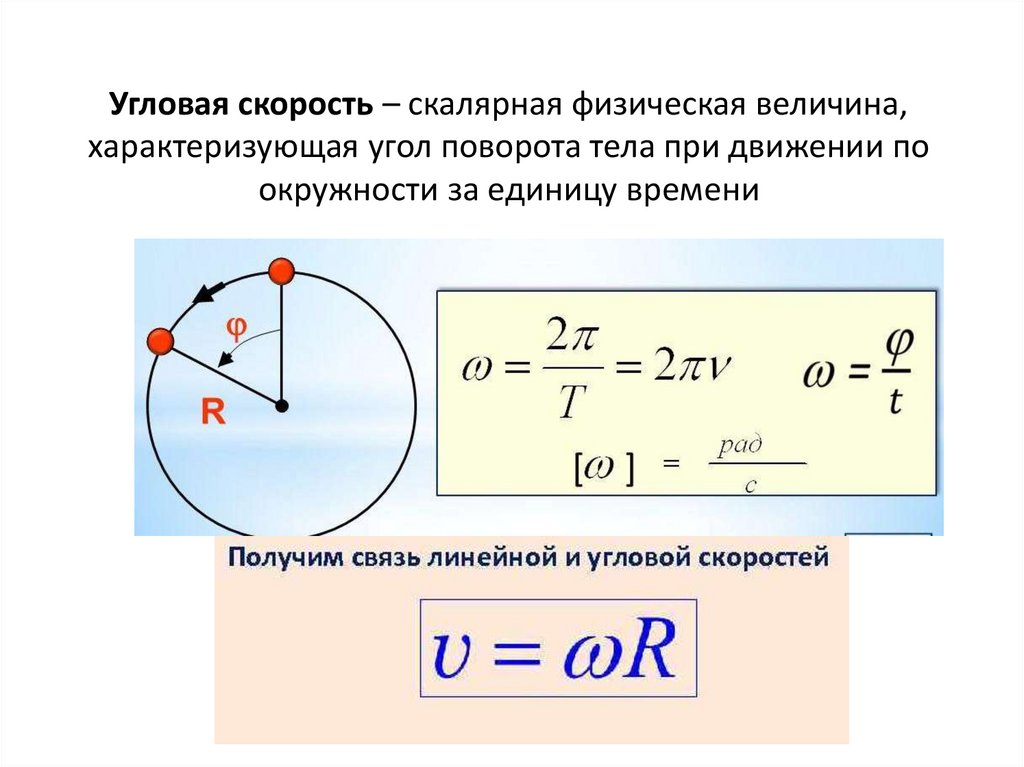 Линейная скорость через обороты