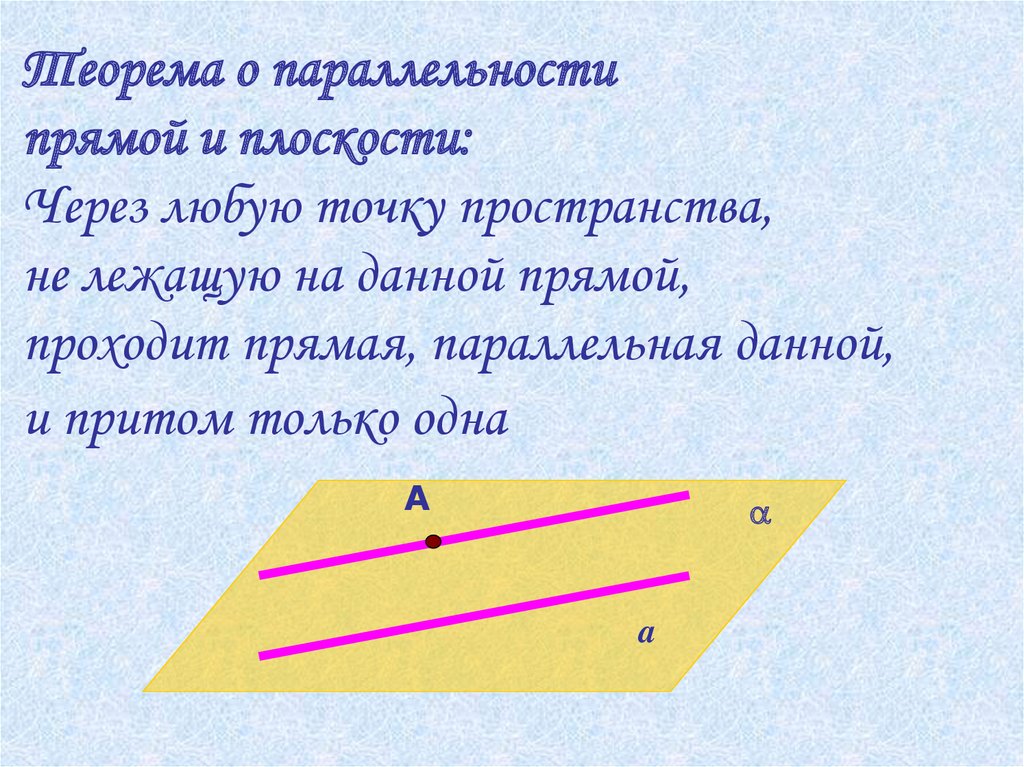 Параллельные прямые в пространстве презентация 10 класс атанасян