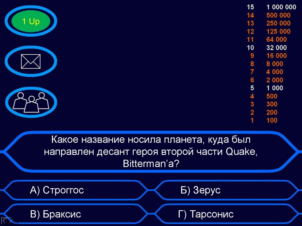 Какое название носила планета, куда был направлен десант героя второй части Quake, Bitterman’а?
