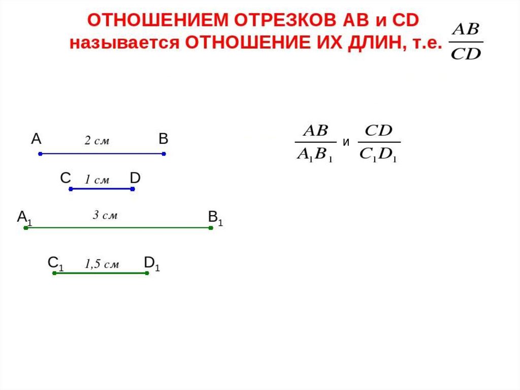 Отрезок в отношении 2 5. Отношение отрезков пропорциональные отрезки. Отношение отрезков это в геометрии. Отношение пропорциональных отрезков 8 класс. Пропорциональные отрезки 8 класс.