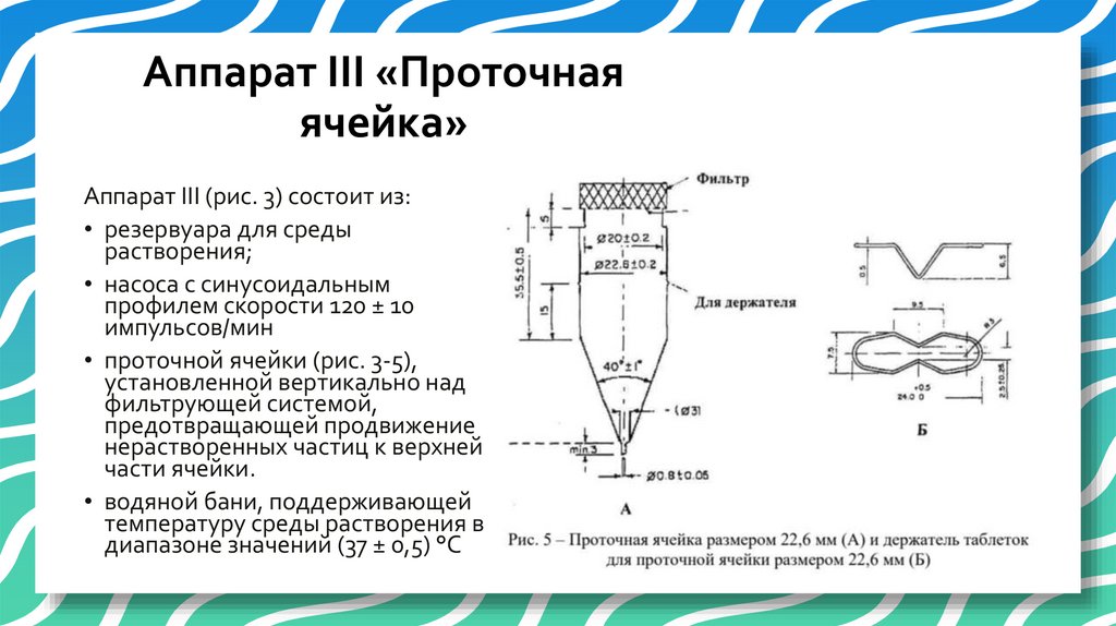 Аппарат III «Проточная ячейка»
