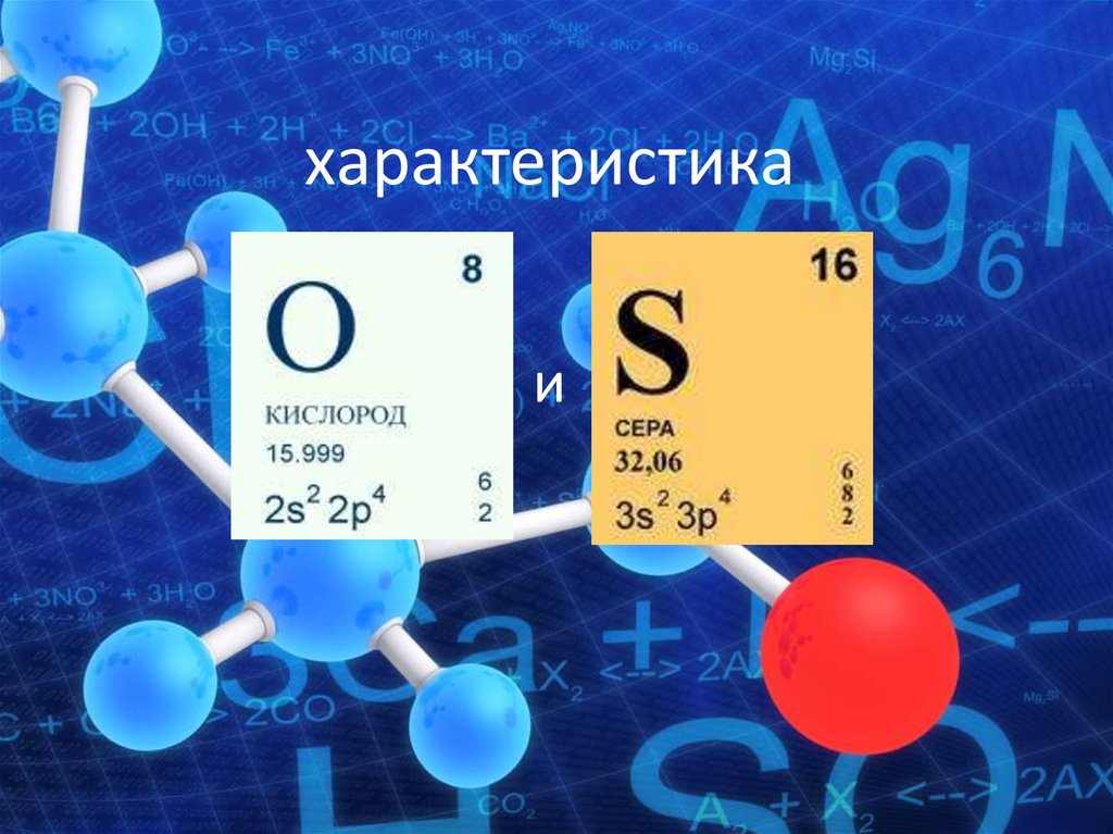 Кислород и сера химия 9 класс