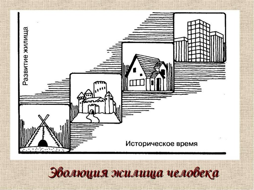 Развитие домов. Эволюция жилища человека. Эволюция домов. Эволюция жилья человека в картинках. Эволюция домов человека.