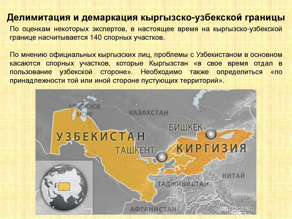 Делимитация и демаркация кыргызско-узбекской границы