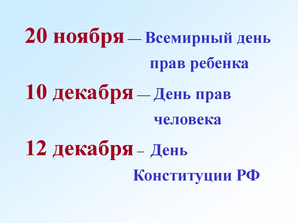 Родители какой день. 20 Ноября Всемирный день прав ребенка. 10 Декабря день право ребенка. Презентация на тему Всемирный день права знать. 20 Ноября урок права.