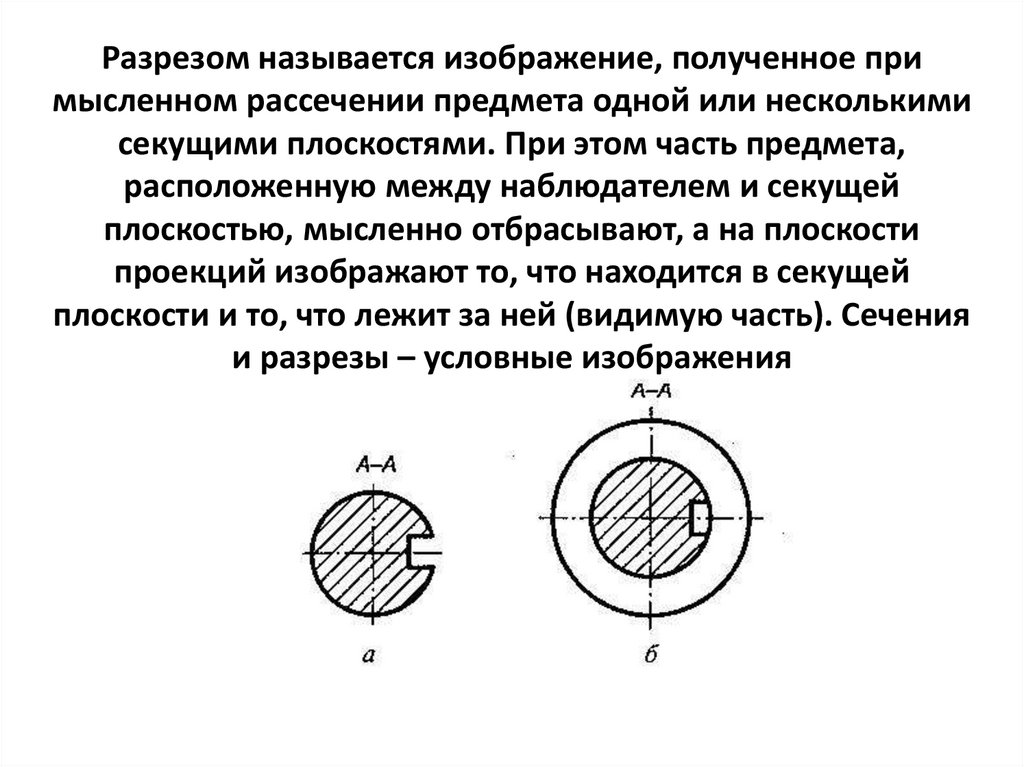 Какие изображения называются. Сечение и разрез. Разрезом называется изображение. Сечения и разрезы презентация. Разрезом называют изображение предмета.