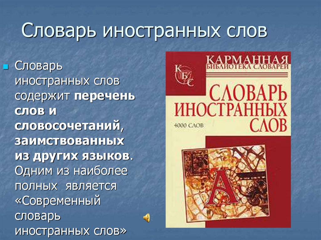 Большой словарь иностранных слов 2007