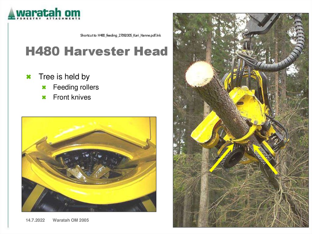 H480 Harvester Head
