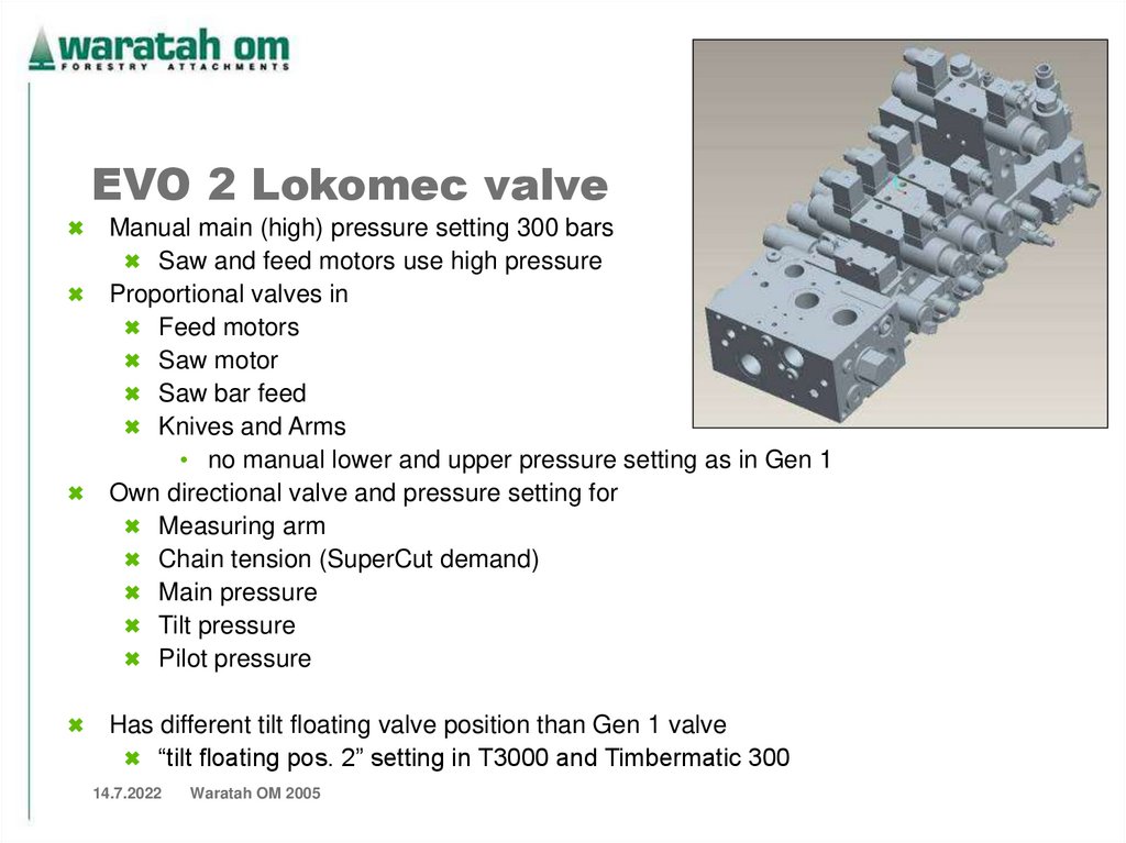 EVO 2 Lokomec valve