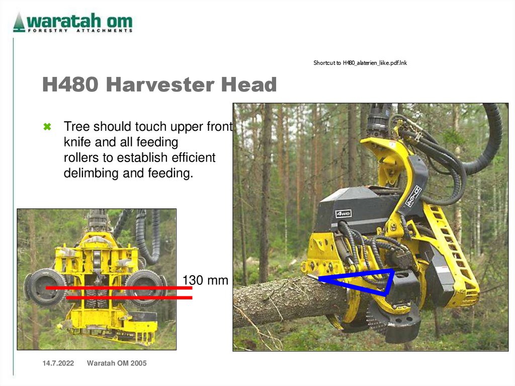 H480 Harvester Head
