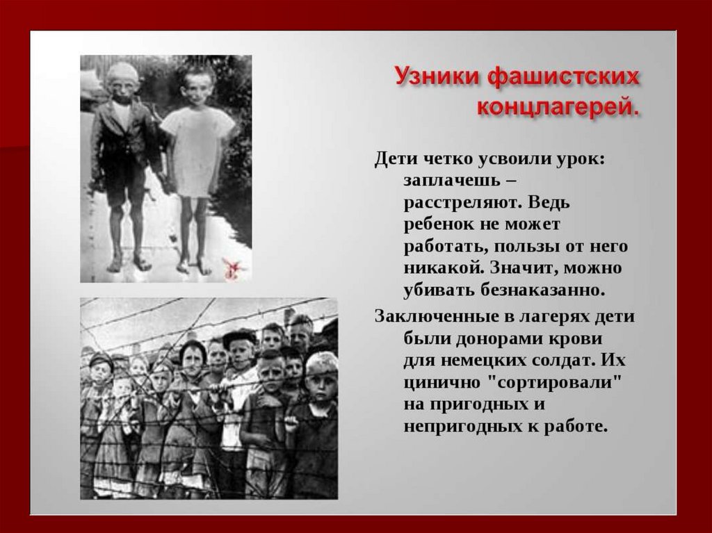 Фашистские концлагеря презентация. Дети войны концлагеря Саласпилс. Дети лагерей узники фашистских. Дети узники фашистских концлагерей.