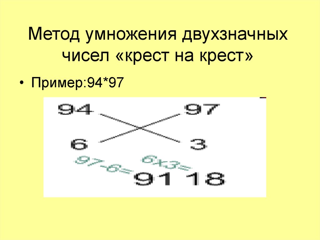 Умножение методом ферроля схема