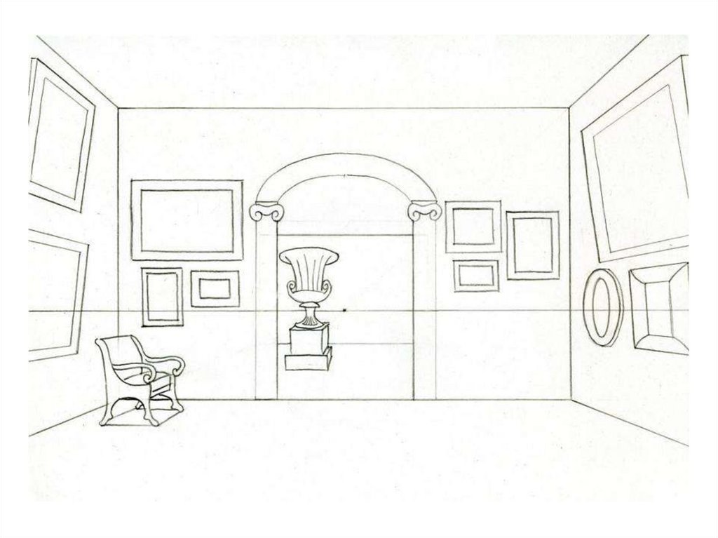 Музей в городе изо 3 класс. Рисование интерьера музея. Интерьер музея рисунок. Эскиз музея. Эскиз интерьера музея.
