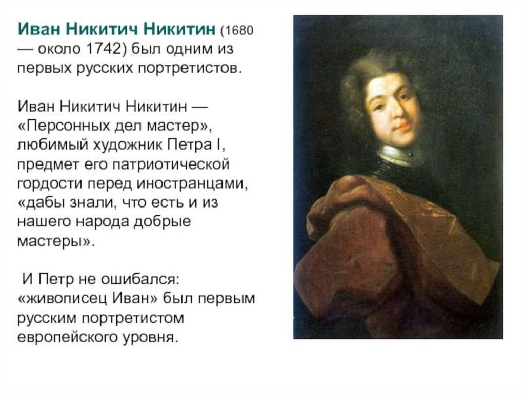 Никитин художник картины