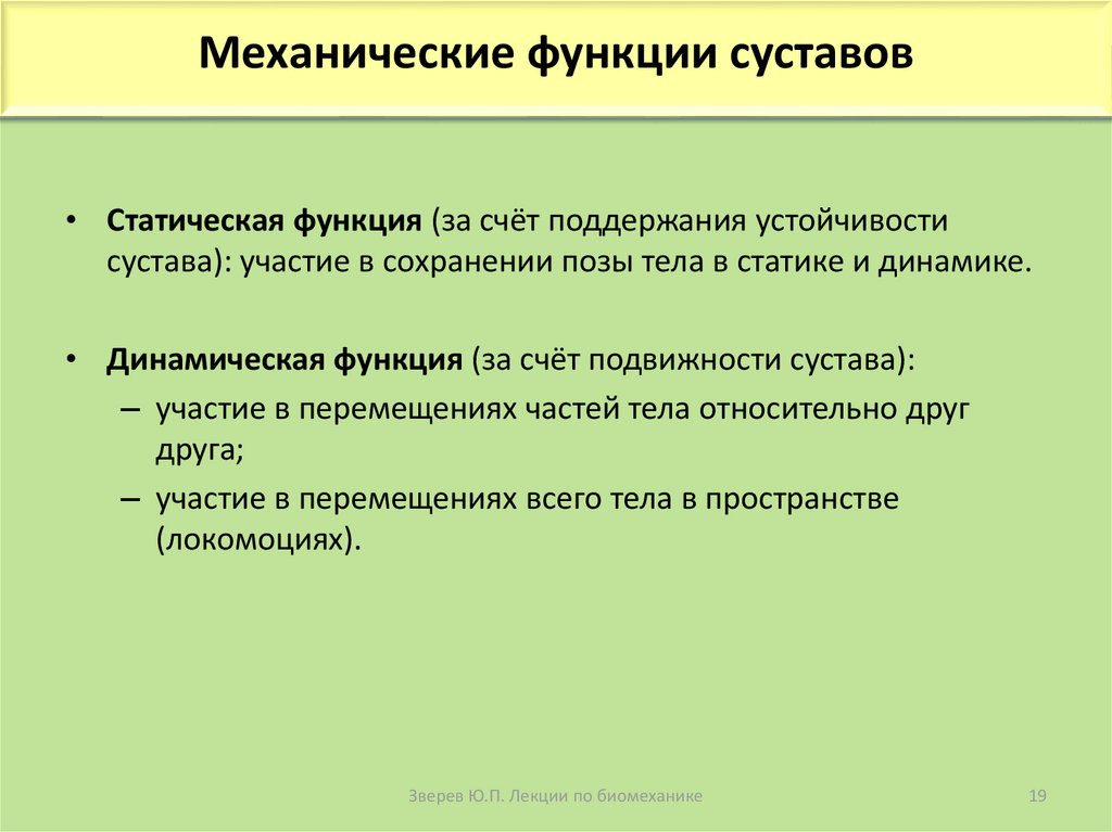 Механическая функция. Функции суставов. Механическая функция костей. Механические свойства суставов.