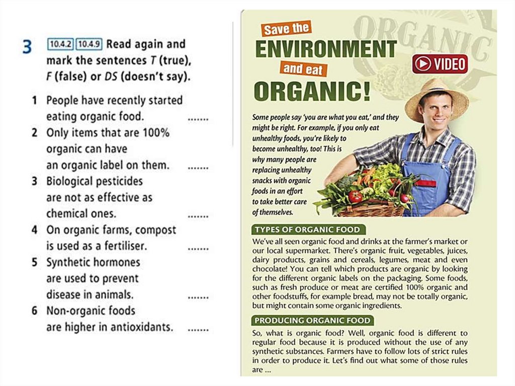 Organic And Non organic Words 