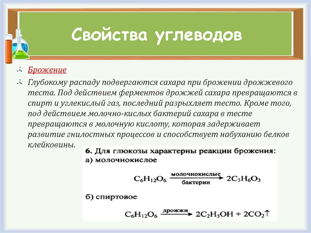 Химические свойства углеводов химия. Свойства углеводов. Свойства углерода. Брожение углеводов.