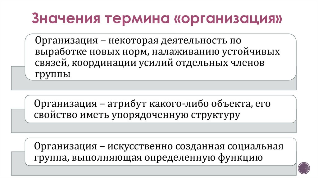 Социальная организация значения термина. Основные концепции юридического лица. Термины органи. Что значит концепция.