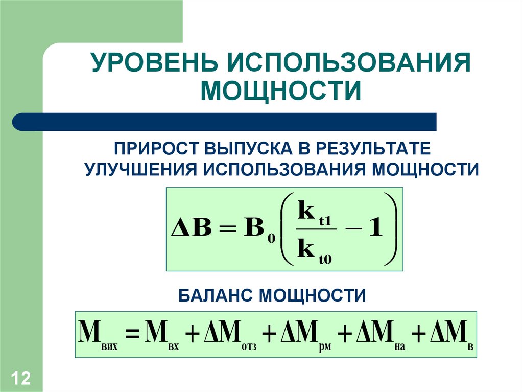 Мощность завода