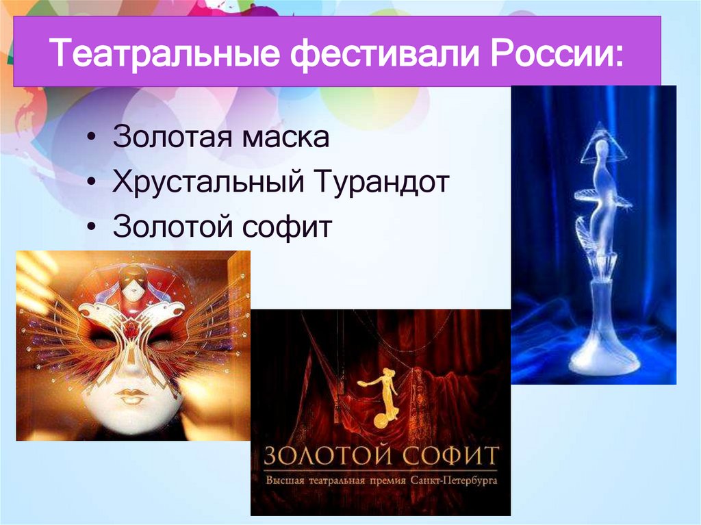 Театральные фестивали России: