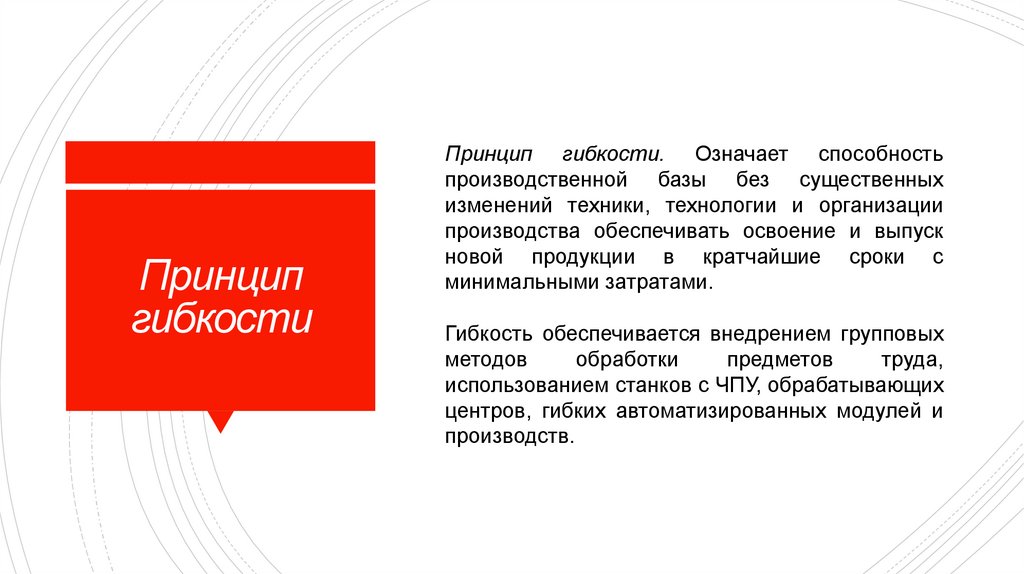 Принцип гибкости