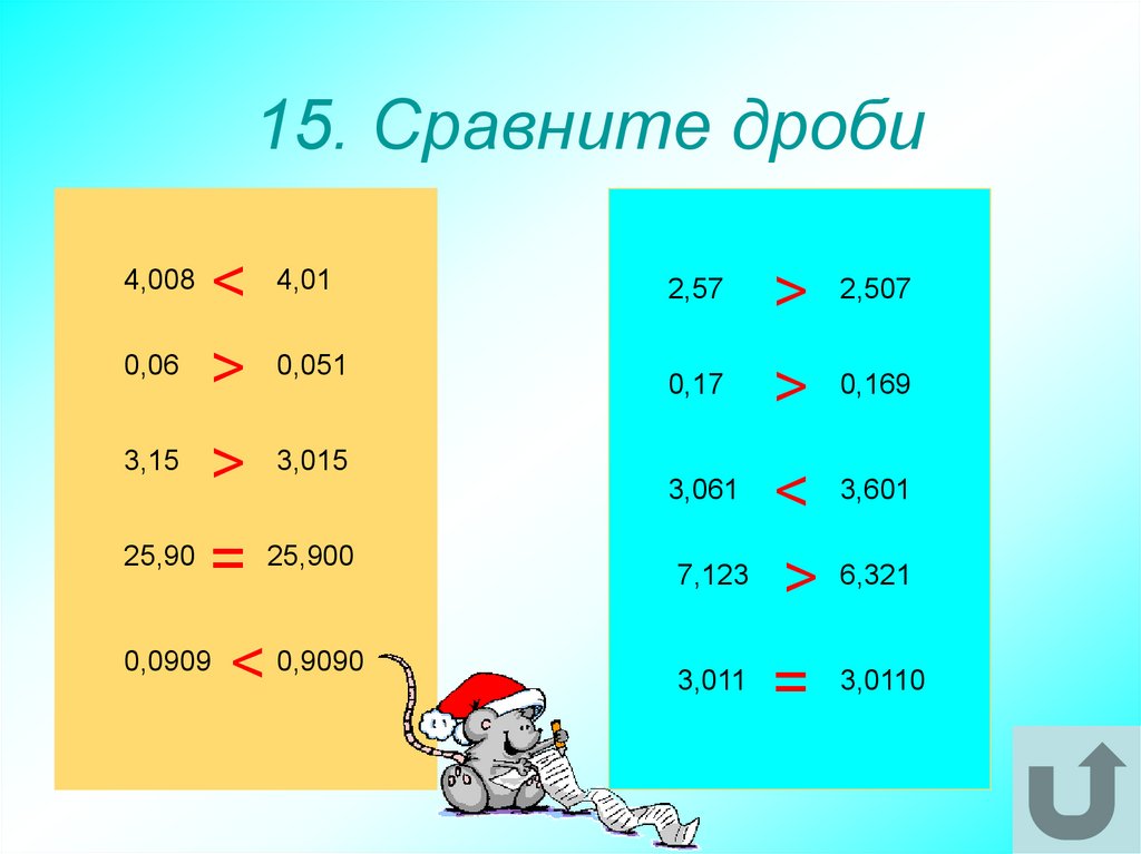 Игра десятичные дроби 5 класс презентация