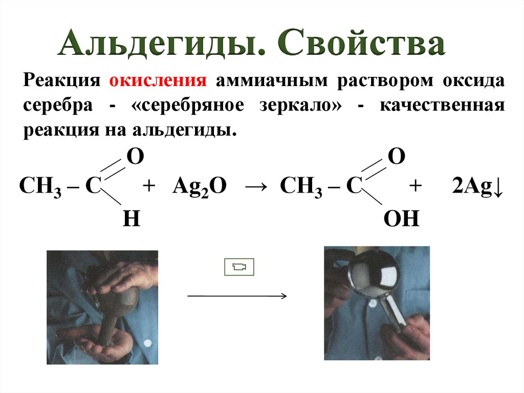 Уксусный альдегид реакция соединения. Альдегид ag2o реакция. Реакция серебряного зеркала альдегидов ЕГЭ. Реакция альдегида с аммиачным раствором оксида серебра. Альдегиды реакция восстановления формула.