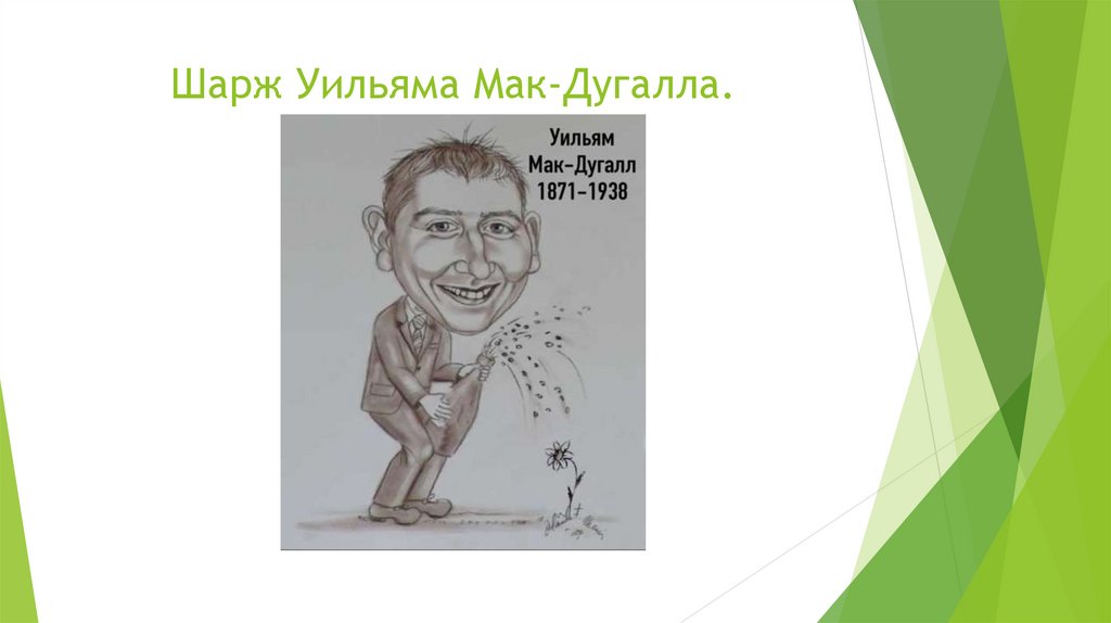 Шарж Уильяма Мак-Дугалла.