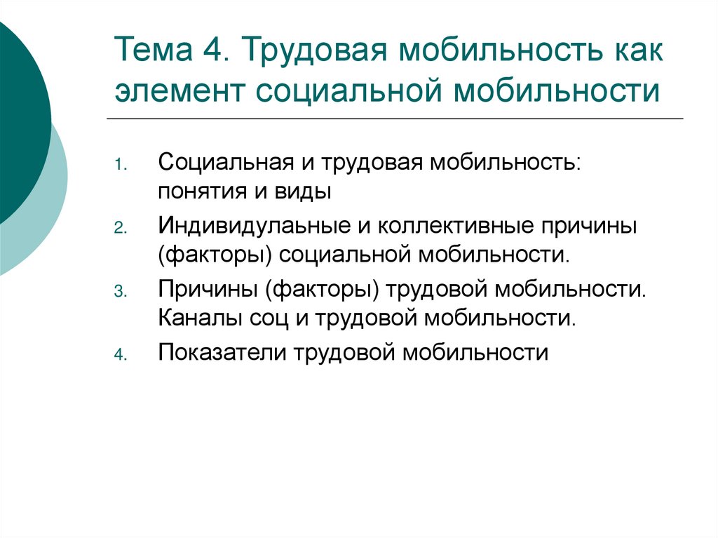 Виды социальной мобильности презентация