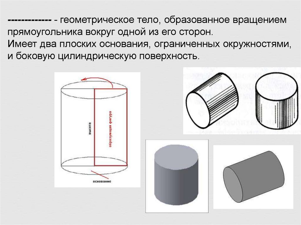 Тело вращения это геометрическое тело образованное