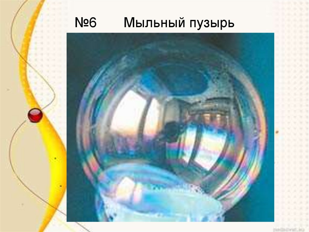 Интерференционная картина в мыльной пленке рисунок