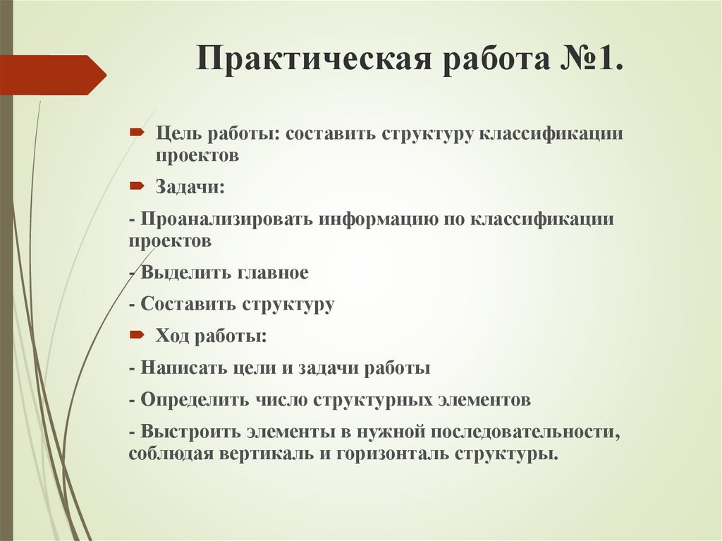 Что такое практическая работа в проекте