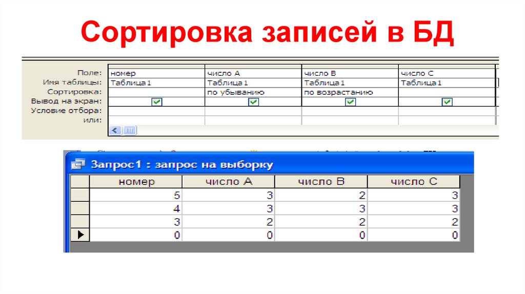 Количество записей в базе данных