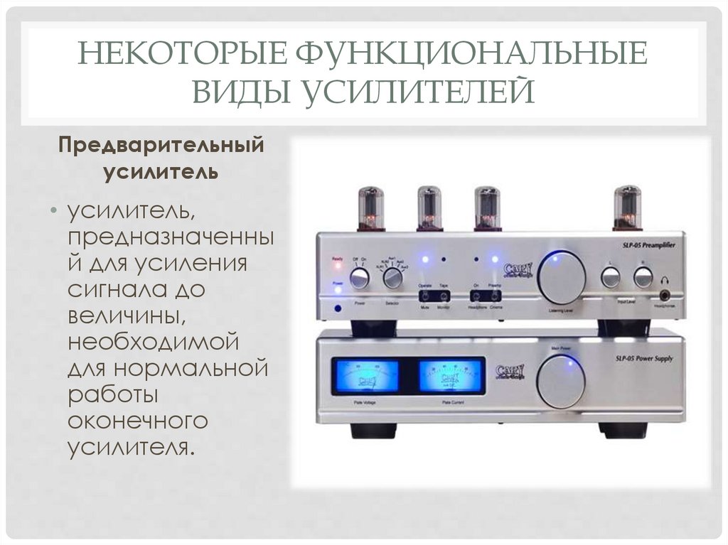 Электронные усилители презентация